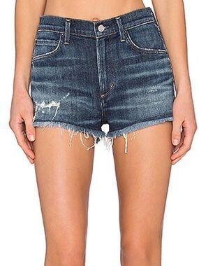 AGOLDE High Waist Cutoff Micro Jean Shorts